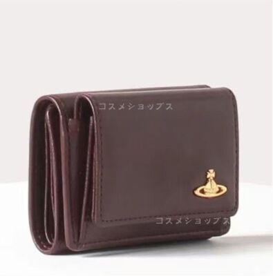 see desciption 5colors vivienne Westwood tri-fold small wallet multi-card slot
