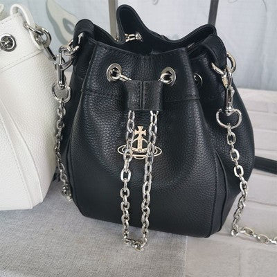 seed description 2colors Vivienne Westwood Shoulder Bag Leather Orb Logo