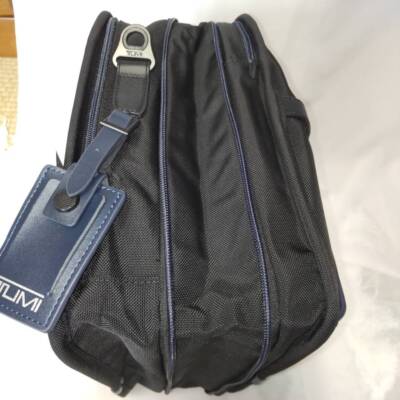 TUMI ALPHA3 Organizer Laptop Brief 2603141 Commuting PC Bag Navy Blackpp
