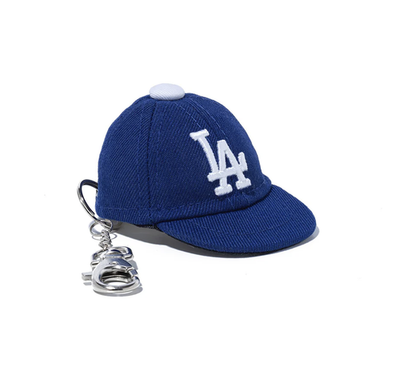 Los Angeles Dodgers Team Color Cap Keychain accessories Blue Polyester Cotton