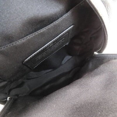 Coach Signature Body Bag Shoulder Bag Black F54787 Used