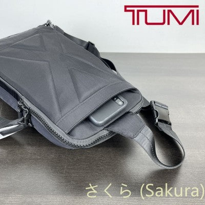 tumi TAHOE Sky Sling Black 798683IK Bag One Shoulder Rare Model Nylon/Leather