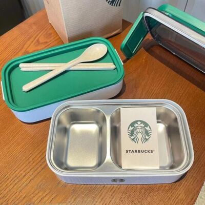 Starbucks Limited Edition Double Layer Insulated Large Capacity Lunch Box Gift