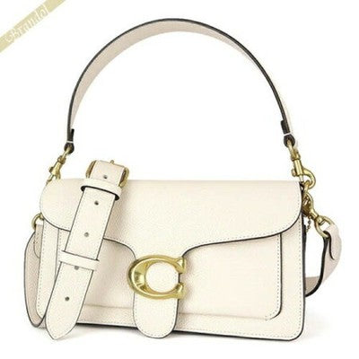 COACH 73995 Tabby Leather 2WAY Handbag Shoulder Diagonal Shoulder Women White