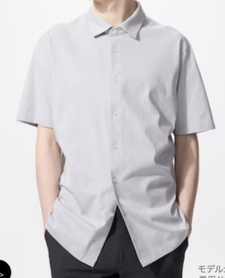 see description size/color Uniqlo Men's AIRism Cotton Full Open Polo Shirt