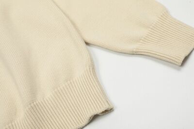 see description size S-XL stussy long-sleeved sweater knit collar Beige Black