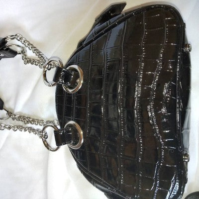 Vivienne Westwood ARCHIVE ORB Chain Handbag shoulder chain bag Crocodile Pattern