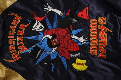 【M or L】PUNK DRUNKERS x Kinnikuman Reversible Skajan Jacket Navy gold Black acs