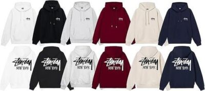 check description size S-XL Stussy Sweatshirt Hoodie Logo New York Print Hoodie