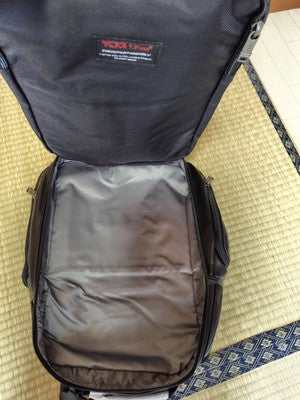 Black Leather tumi Alpha 3 Brief Pack Backpack 9603578DL3