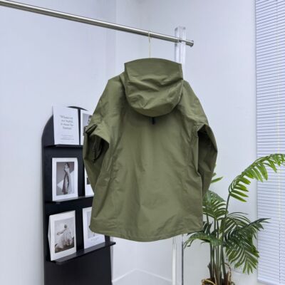 see description sizeS-3XL Arcteryx Water Windproof Zip Front Jacket Green