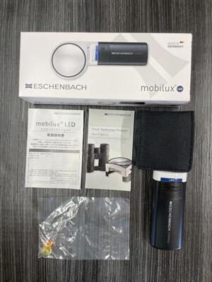 NEW ESCHENBACH handheld Loupe mobilux LED magnification x6 light 1511-6