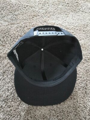 STUSSY Snapback Cap Hat black logo acs