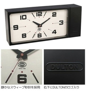 See Description Color DULTON Double Face Wall Clock Industrial Two Sided Clock