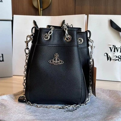 seed description 2colors Vivienne Westwood Shoulder Bag Leather Orb Logo