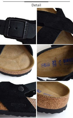 see description multi sizses BIRKENSTOCK Tulum Soft Sandals Cross Strap Suede