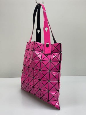 BAO BAO ISSEY MIYAKE Mini tote bag PVC Pink Tote Bag Logo Lucent  JPN Women
