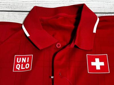 【Size XS-XL】NEW Uniqlo x Roger Federer Dry-EX Polo Shirt 2020 Tokyo Olympics Red