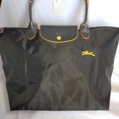 see description 3Size Longchamp Le Pliage Tote Bag Handbag Nylon bag Black