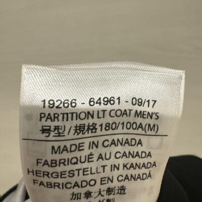 size M ARC'TERYX VEILANCE Partition LT Coat Stainless Steel Collar Coat