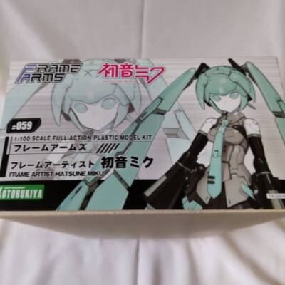 Frame Arms Artist Miku Hatsune 1/100 Plastic model KOTOBUKIYA good condition