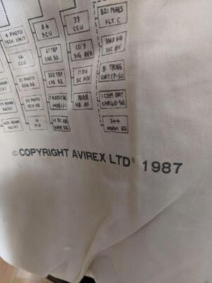 Vintage 80s Avirex G2 Leather Flight Jacket Brown Genuine leather L