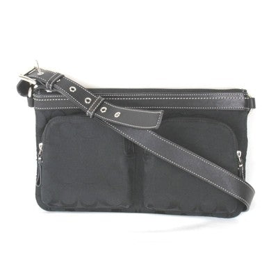 Coach Waist Bag Canvas Crossbody Purse Leather Zip bag Shoulder bags