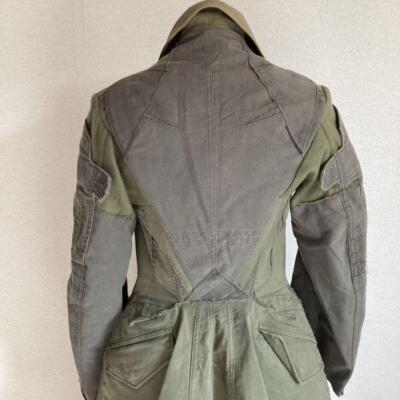 Junya Watanabe Comme des Garcons Reconstructed Coat 06AW Patchwork Men's Khaki