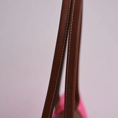 see description 3size Longchamp Le Pliage Tote Bag Handbag Pink Leather