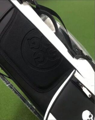 check description chose color G-Four Golf Caddy Bag Stand-type Bag black white