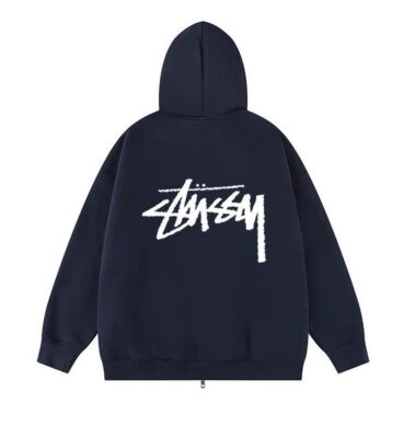 see description size S-XL STUSSY BASIC ZIP HOOD full sweat zip hoodie