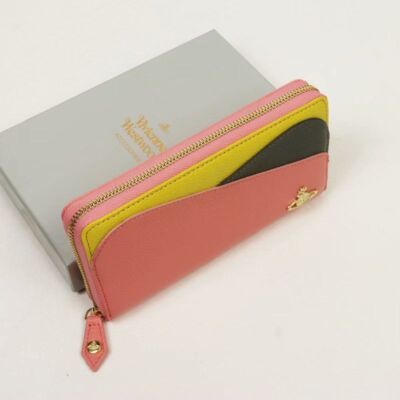 see description 3colors Vivienne Westwood Wallet Long Wallet 55VV357