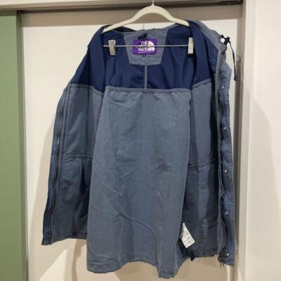 Size: L THE NORTH FACE PURPLE LABEL Mountain Parka Jacket Indigo/Black NP2253N