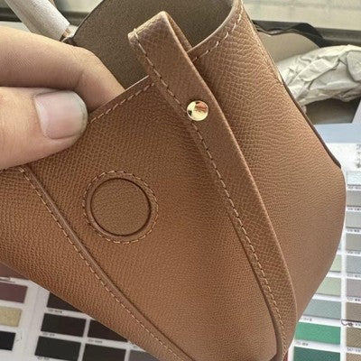 POLENE Brown Shoulder Bag Large Women's Large Capacity Bag Brown