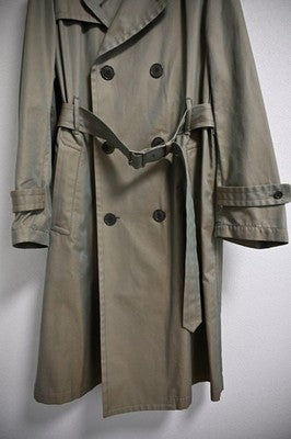 JUNYA WATANABE COMME des GARÇONS Trench Graphic Print Coat Size XS Olive