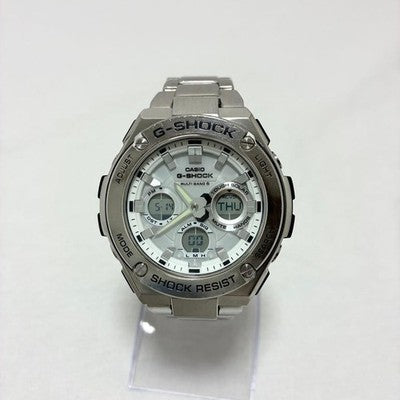 Casio Watch G-STEEL Radio Solar GST-W110D-7AJF Silver Men Analog Digital japan
