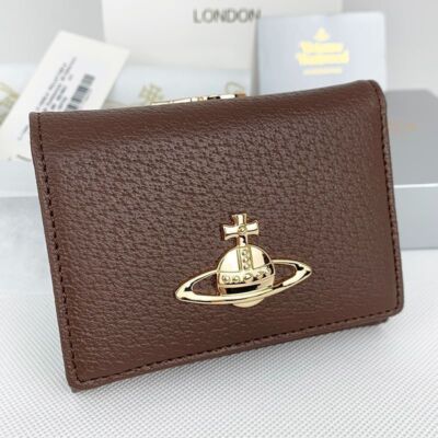 see description 4colors Vivienne Westwood Tri-fold Wallet, Clasp Wallet 13VV138