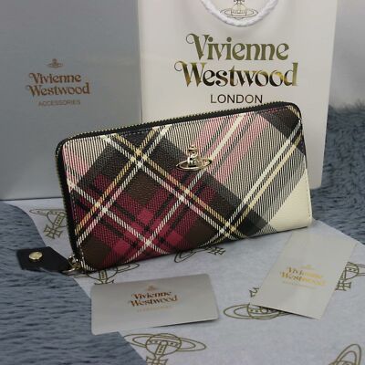 check description Vivienne Westwood Long Wallet 55VV305 Checked pattern