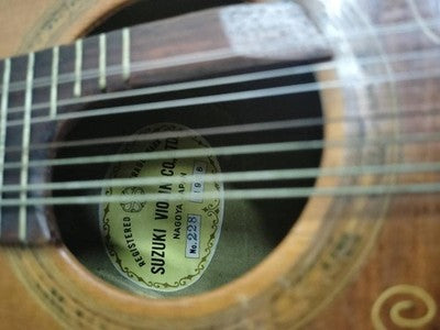 Suzuki Mandolin 1966 No.228 Vintage Made in Japan Bowl Back String Instrument