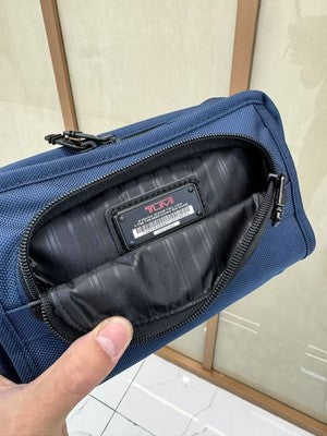see description 2colors TUMI Clutch Bag Blue 22104DHr Bag Black Blue outlet cp