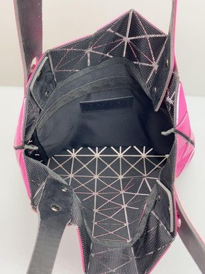 BAO BAO ISSEY MIYAKE Mini tote bag PVC Pink Tote Bag Logo Lucent  JPN Women