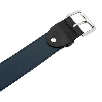 TUMI LEATHER Pin Buckle Belt Black BLACK TU0080