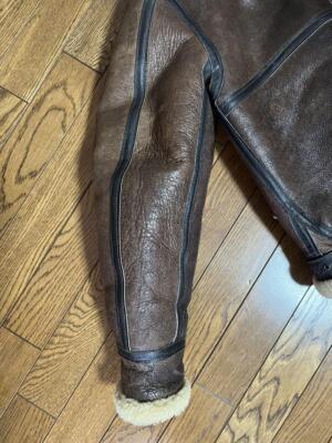 AVIREX flight jacket B-3 S size shearling leather Equipment Unisex