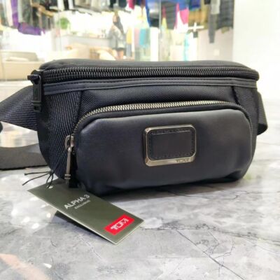 Tumi Alpha Bravo Series 232310D Men's Waist Pouch & Shoulder Bag black outlet