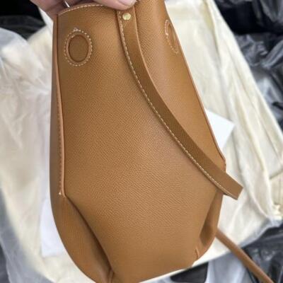 POLENE Brown Shoulder Bag Large Women's Large Capacity Bag Brown