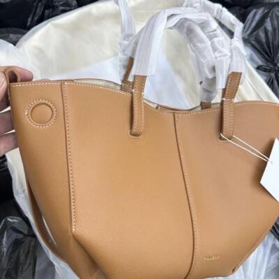 POLENE Brown Shoulder Bag Large Women's Large Capacity Bag Brown