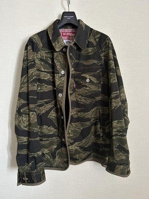 Comme des Garçons Junya Watanabe Levi's collaboration Tiger Camo Jacket Size M