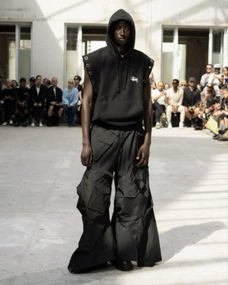 Junya Watanabe Comme des Garcons ASYMMETRIC CARGO PANTS Black Men's