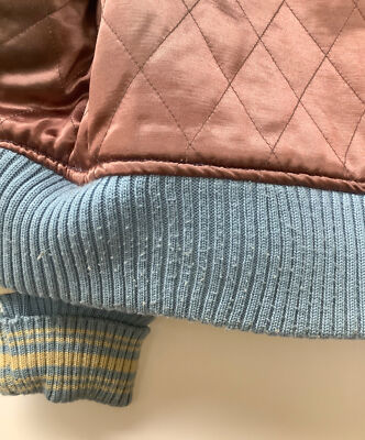 【34】 WHITESVILLE 30oz Wool Melton Award Jacket Leather WV10492/493 Blue x White