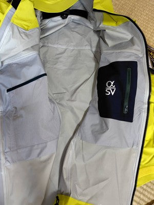 check description size S-2XL Arc'teryx Alpha SV Jacket Alpha SV 7 GORE-TEX Pro